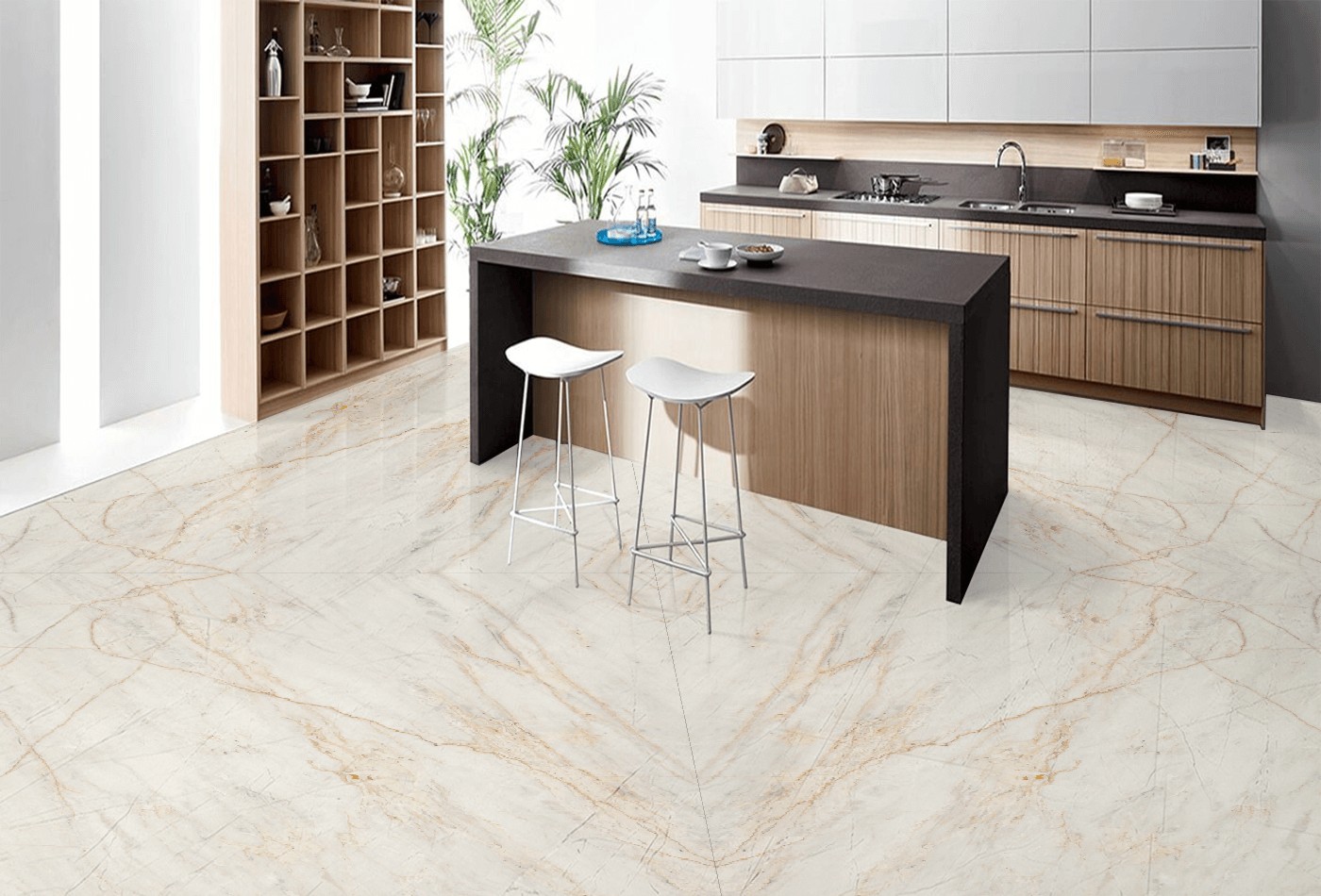 Calacatta Matarazzo Marble for Shaker-Styled Interiors