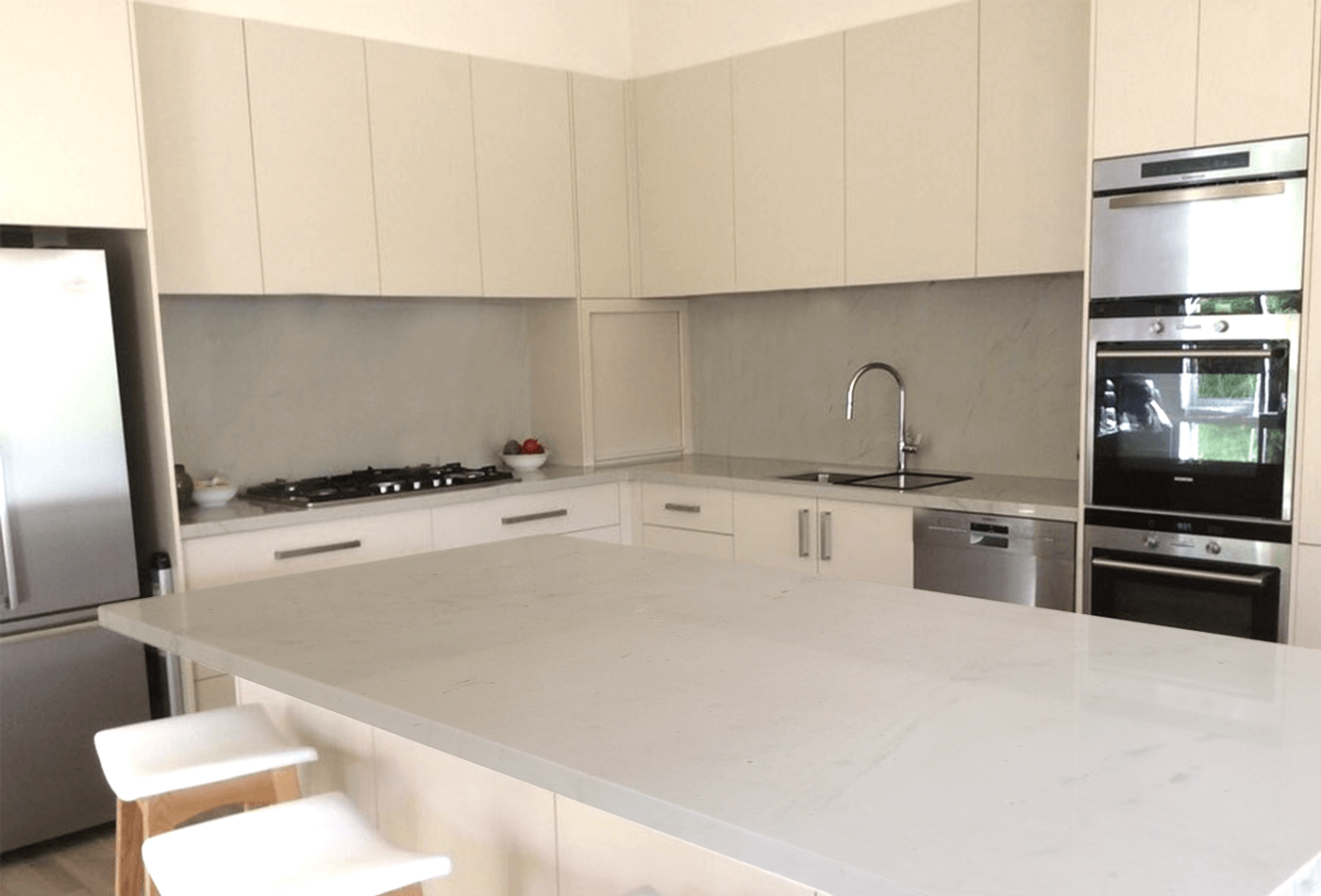 Caliza Marbella Marble; A Kitchen to Remember