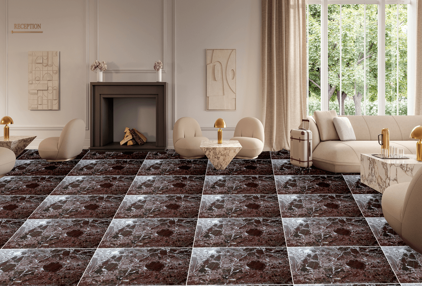 Order Cherry Levanto Marble Tiles, Increase Property Value!