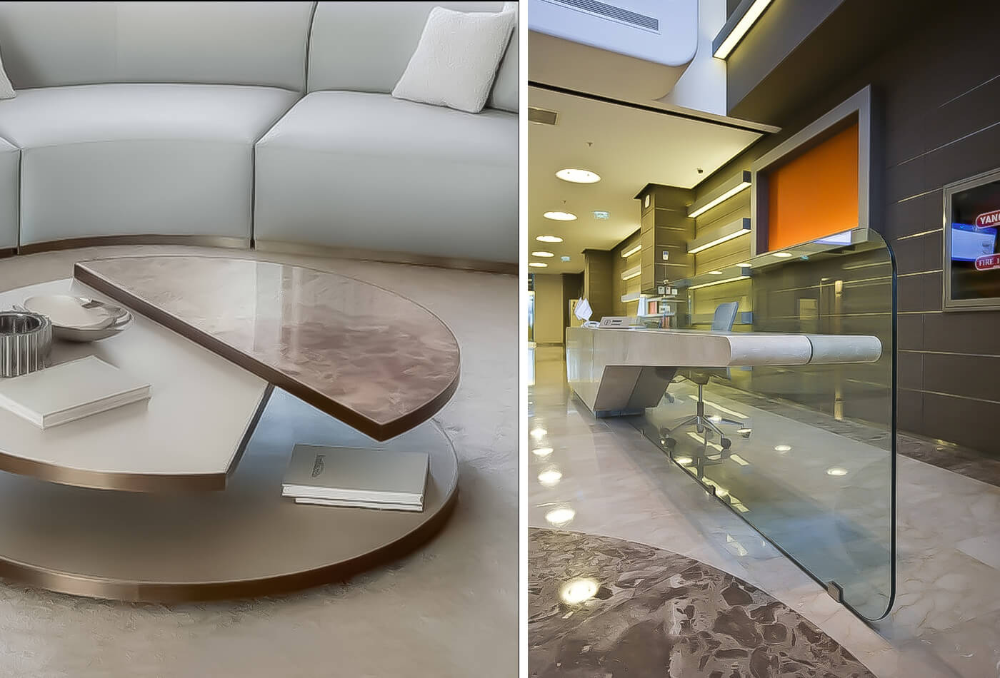 Commercial Lobby Table; Enhance Your Space With A Style