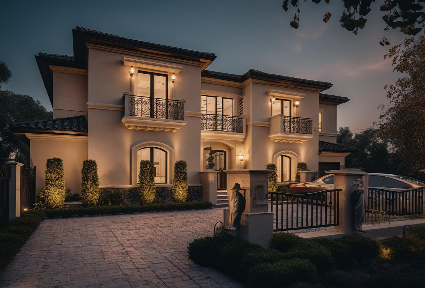Bespoke Flagstone & Elegant Exteriors Give Perfect Home 2024