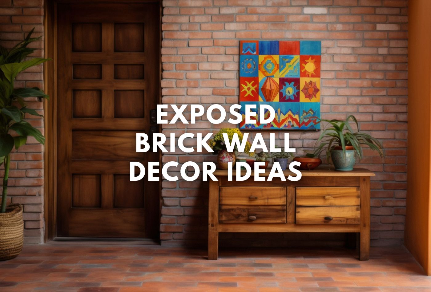 Exposed Brick Wall Decor Ideas |Slate Stones & Split Faces