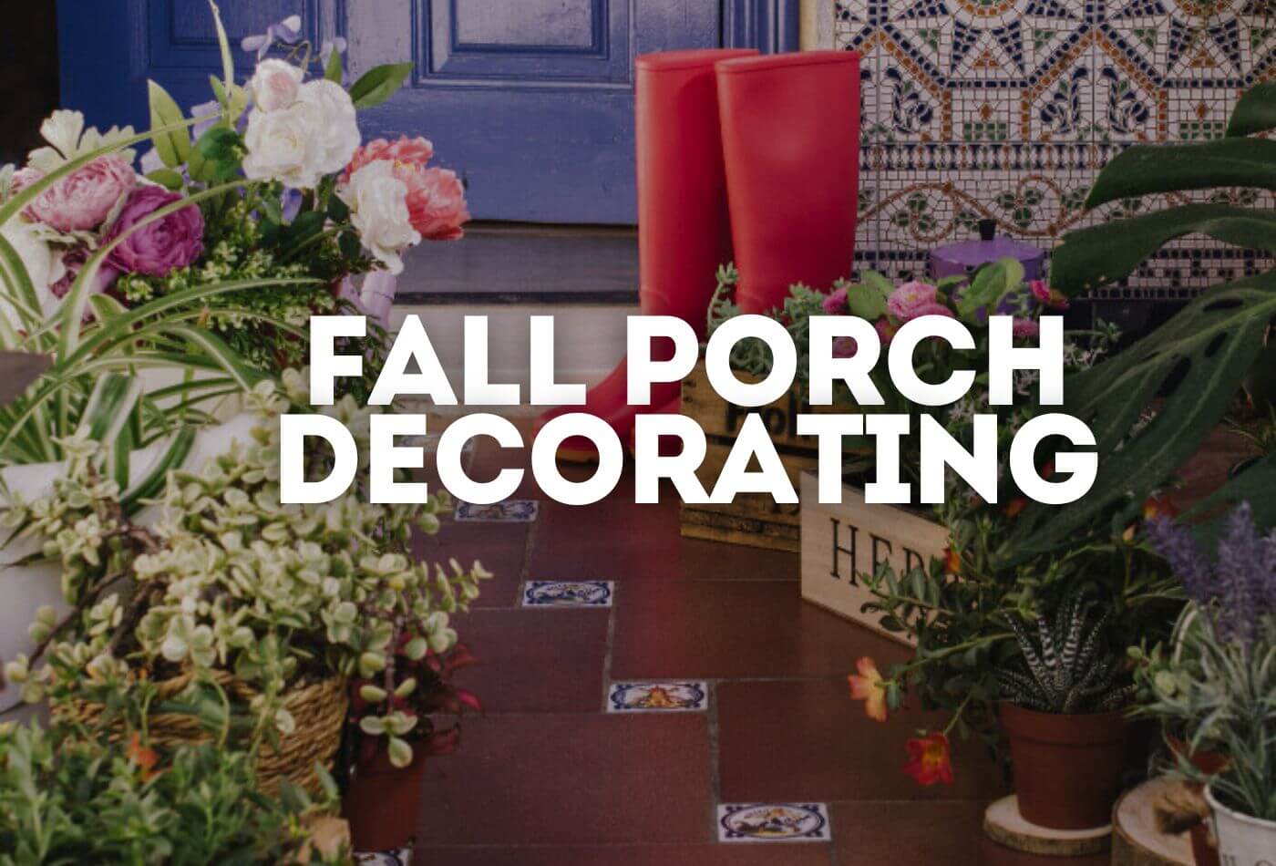 Hop Into Fall Porch Decorating, Before Fall Hops