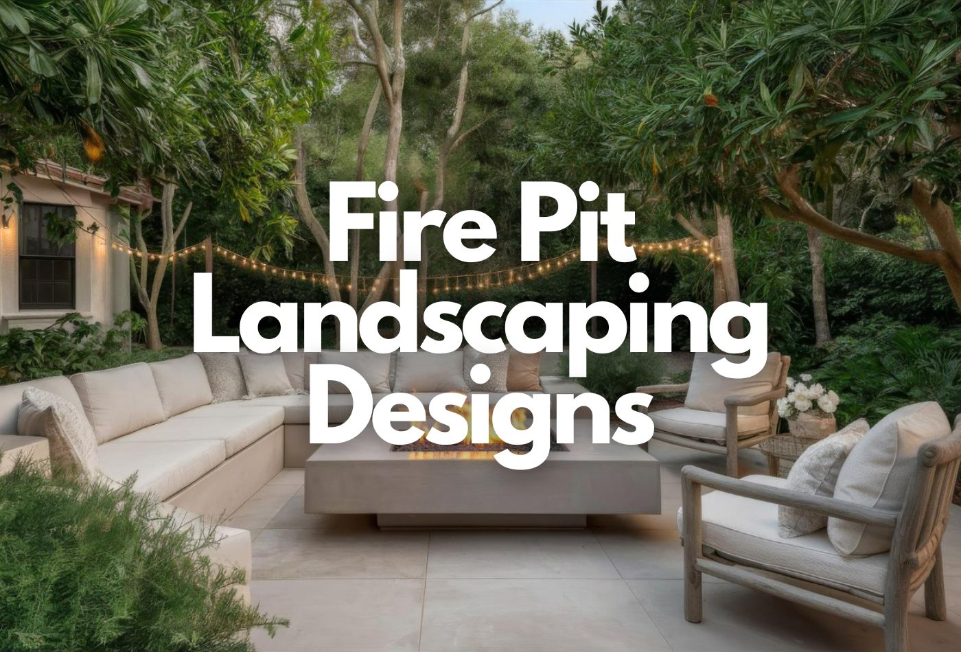 Top 25 Fire Pit Landscaping Designs  To Groom Outdoors