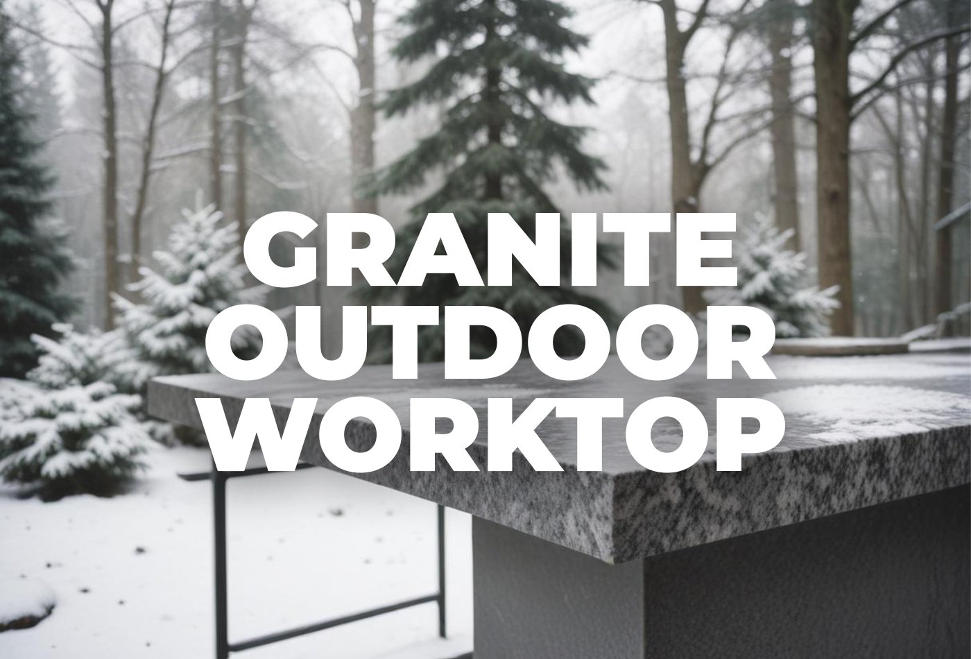 Premium Granite Outdoor Worktop - Durable & Stylish Design