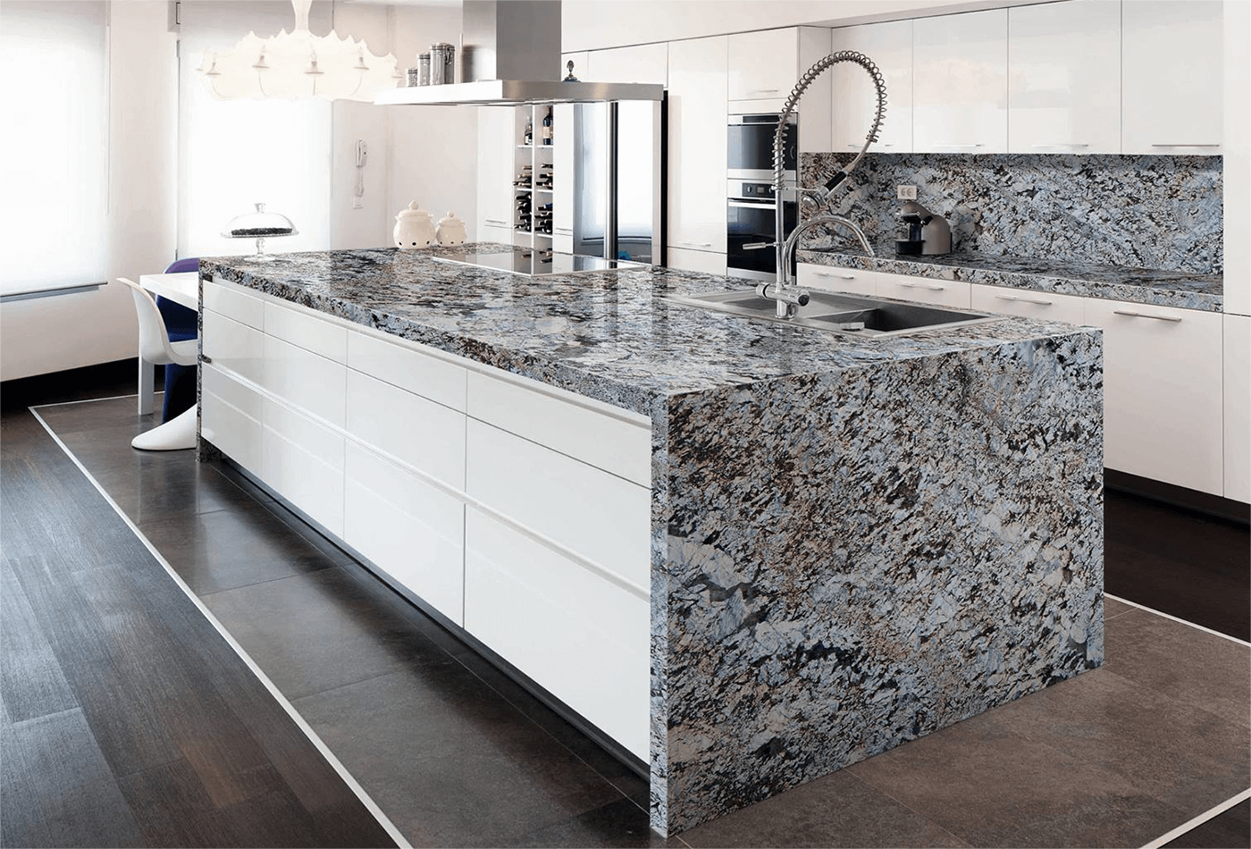 Granite with Veins; Small Difference Makes a Greater Impact