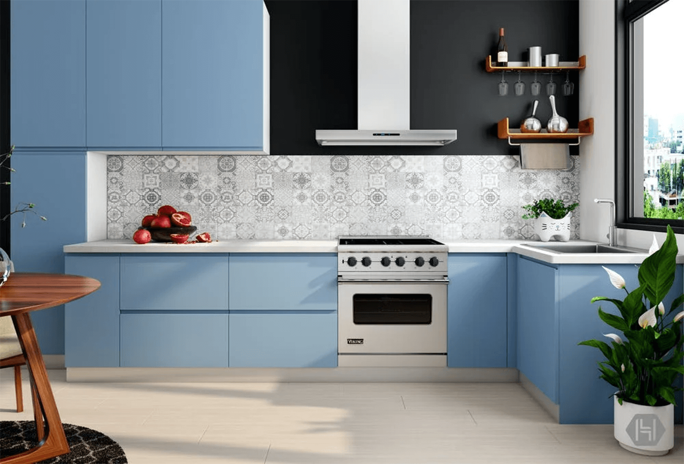 Kitchen Design Trends  Two Tone Color Schemes - Magazine India