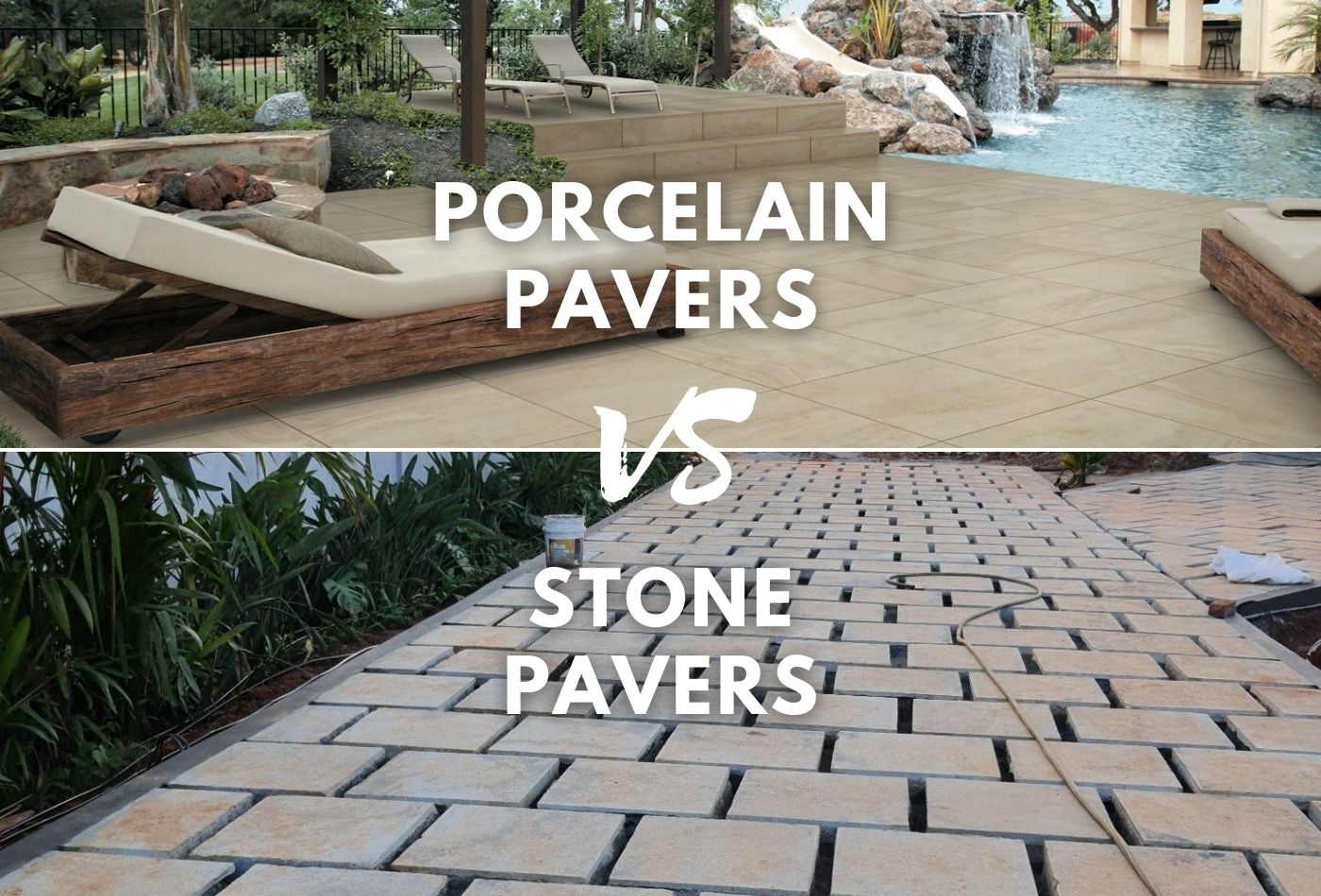 Porcelain Pavers vs Stone Pavers | Difference Between Them