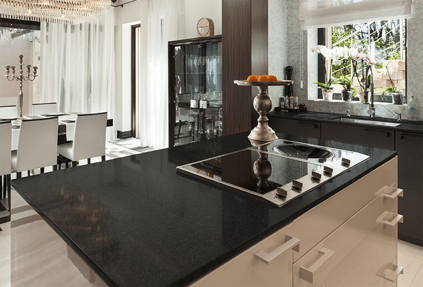 Premium Black Granite; Lets Make Your Kitchen Look New