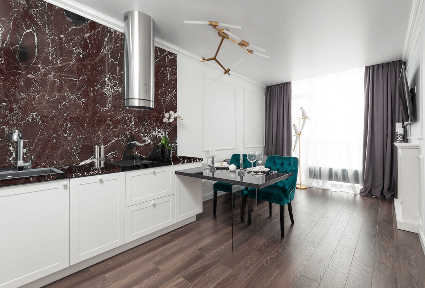 Rosso Levanto Marble; Bring Some Fantasy into Your Kitchen
