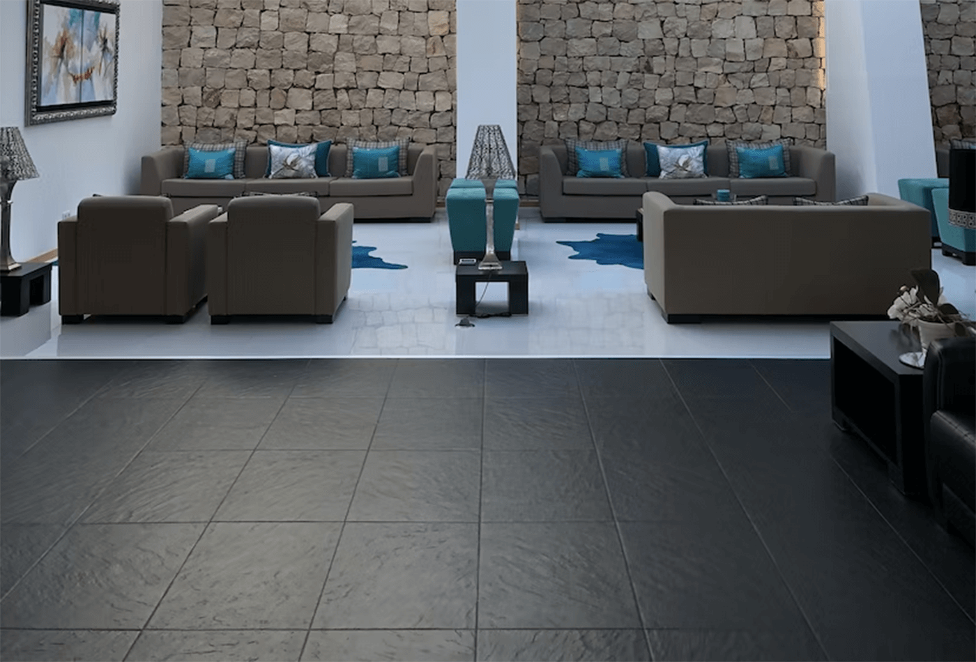 Slate Tile; Elegant Multi-Colour And Herringbone Designs