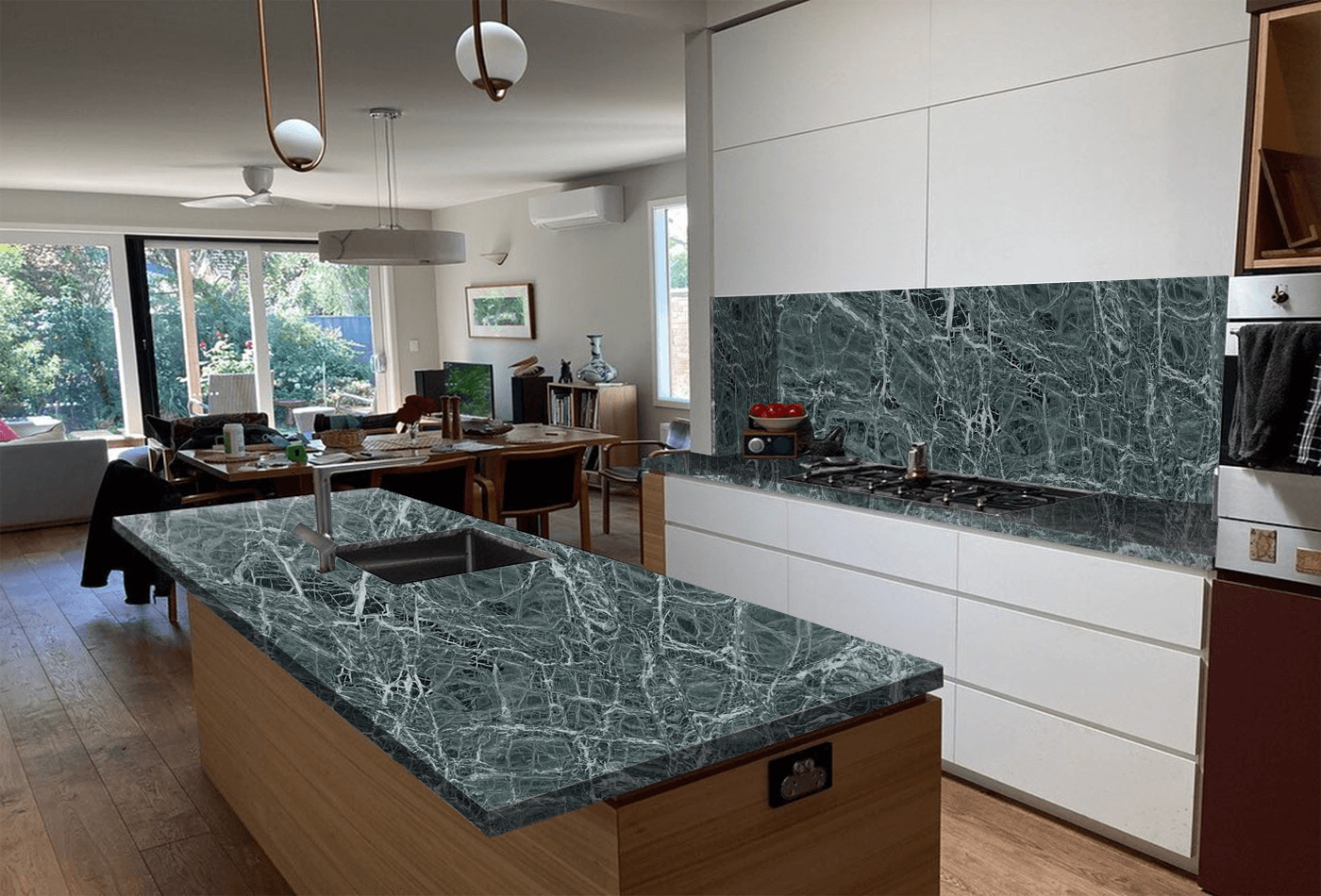 Spider Green Granite﻿; Bring Home the Veiny Web Texture