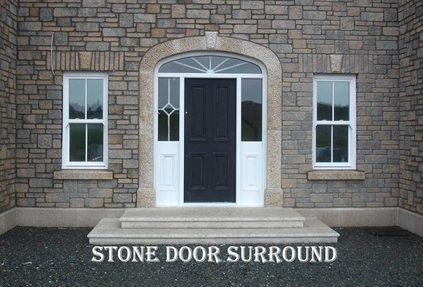 Stunning Stone Door Surround; Enchance Your Entry way