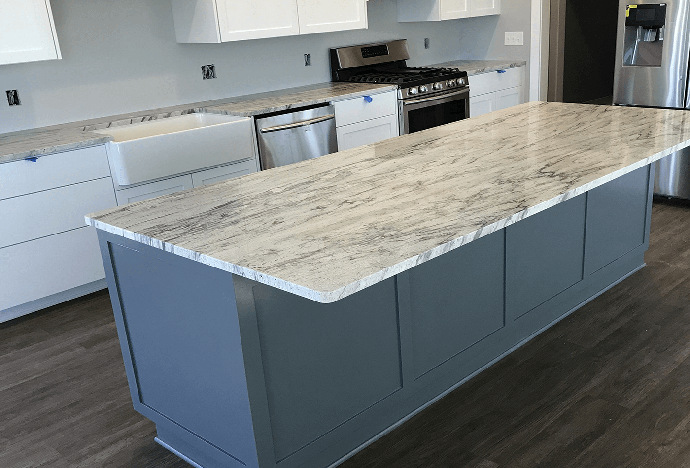 Thunder White Granite with Classic Finish to Your Kitchen