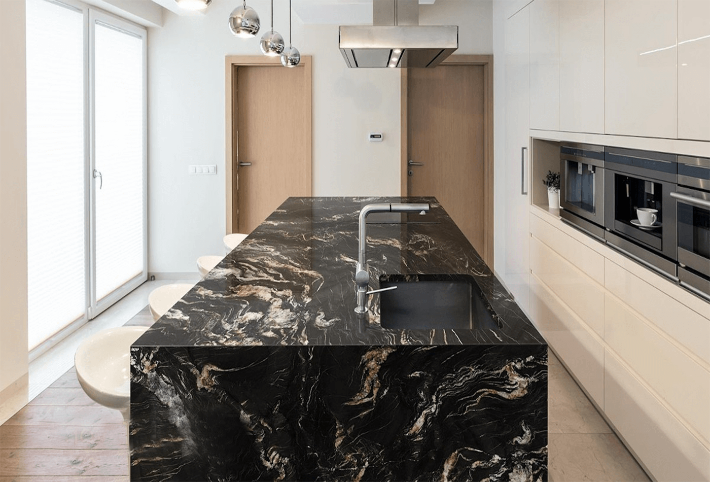 Top Quality Belvedere Granite in Black from Work-tops.com