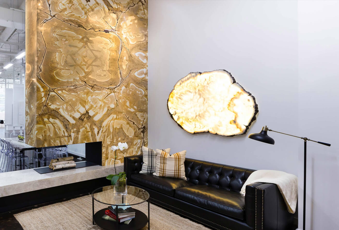Transform Spaces with Backlit Stone for Timeless Ambience