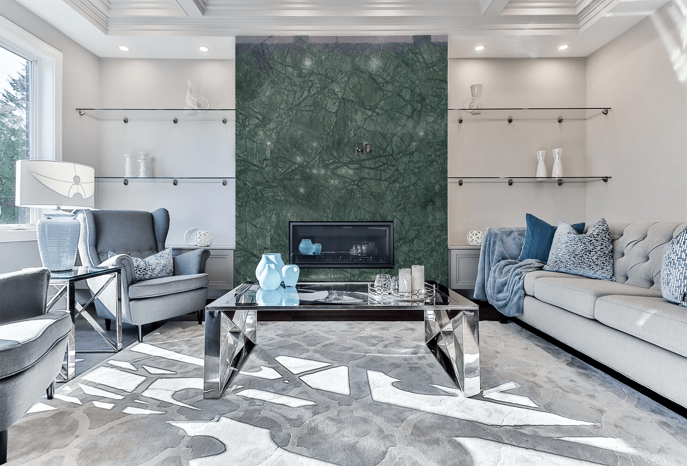 Trends In Green Marble For Home & Office Interiors!