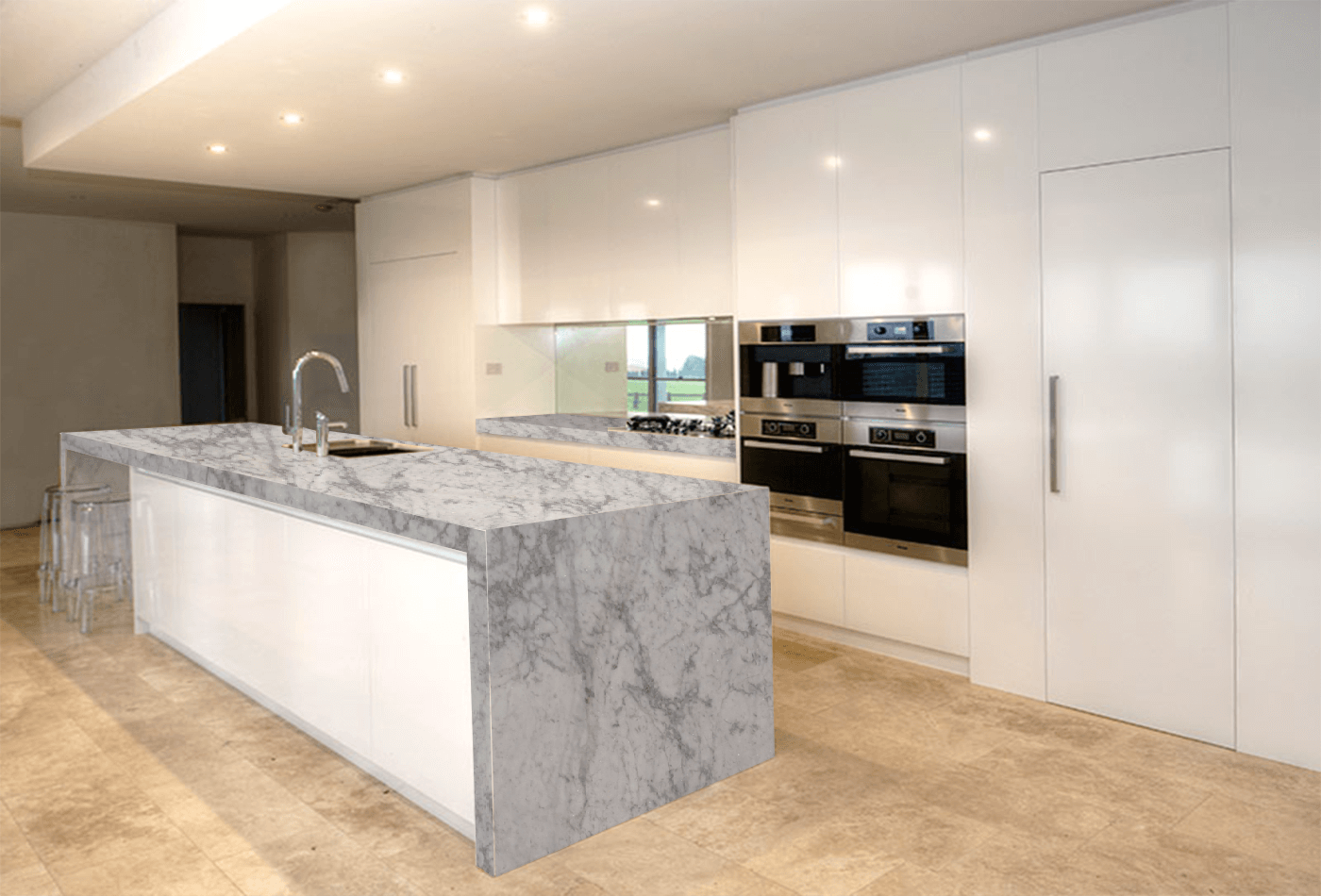 Vento White Granite; White Surface Exclusive Range of Styles