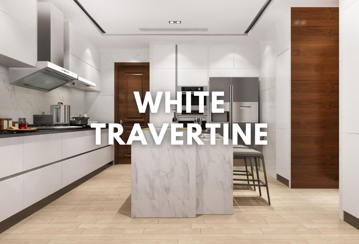 White Travertine Stone for All the Areas in Home Look Classy