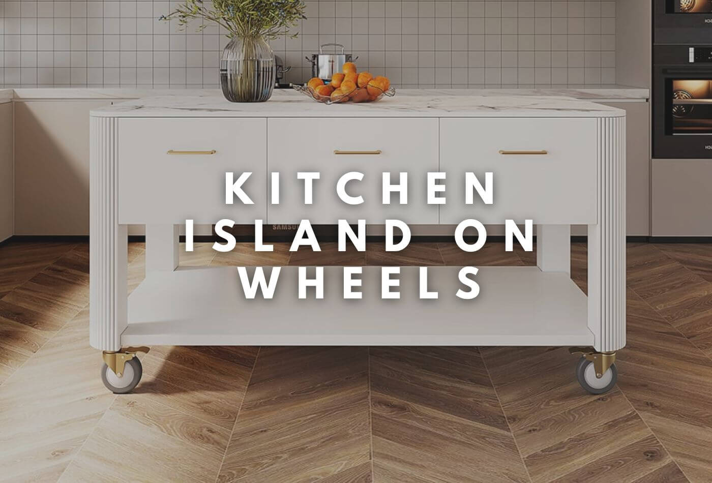 Kitchen Island On Wheels: Can You Have The Island in Stones?