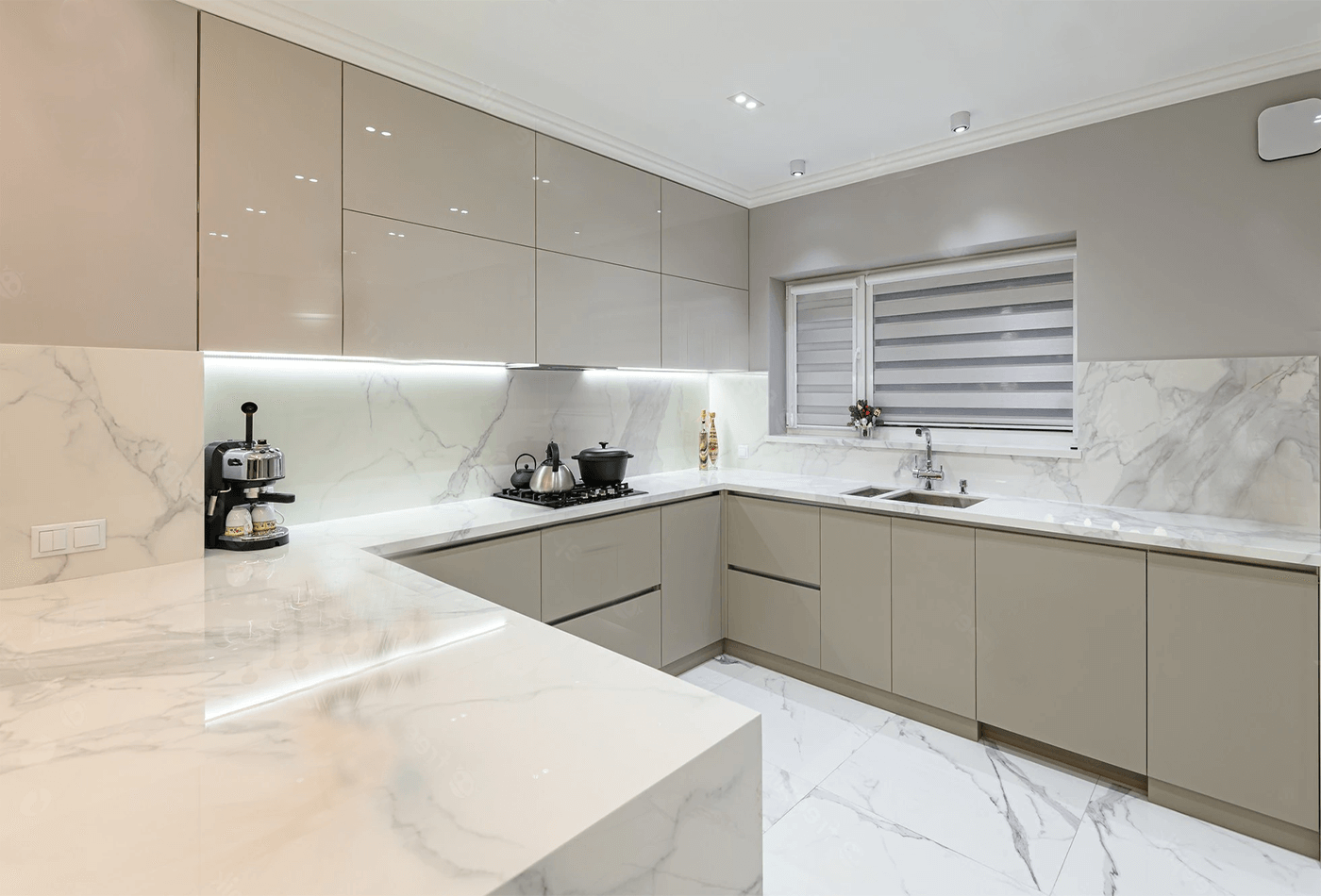 Marble Kitchens And Its Benefits From Work-tops.com