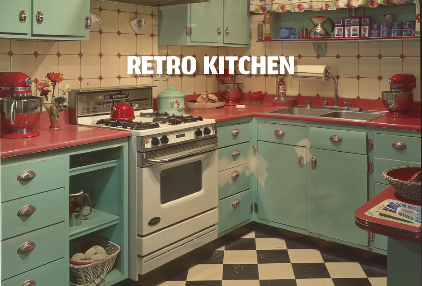 Retro Kitchen: Top 15 Ideas|Modern Countertops for Your Home