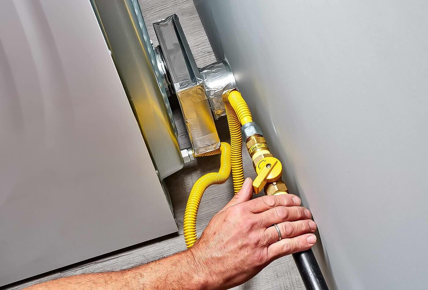 Gas Dryer Installation
