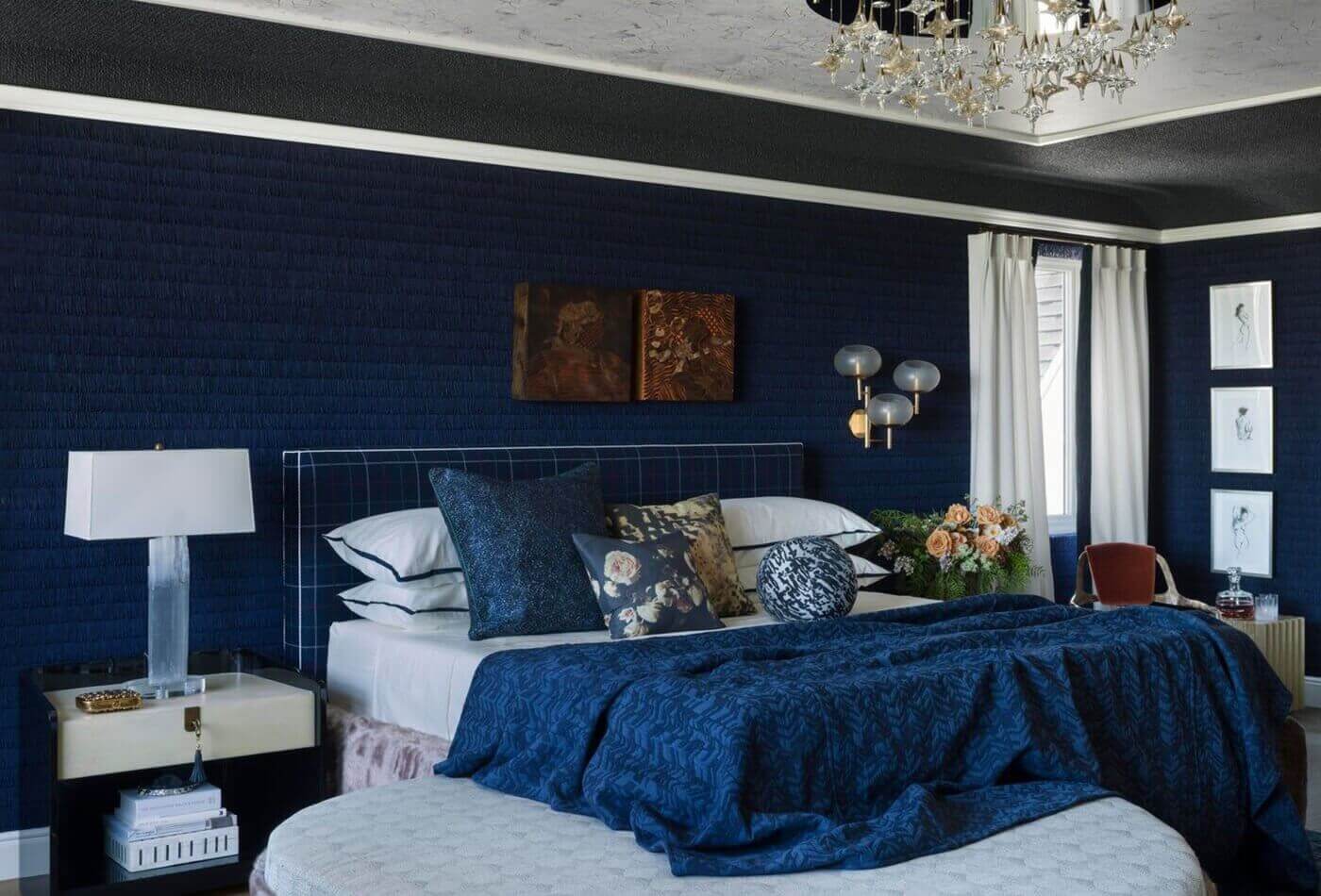 29 Blue Bedroom Design Ideas To Look Lavish