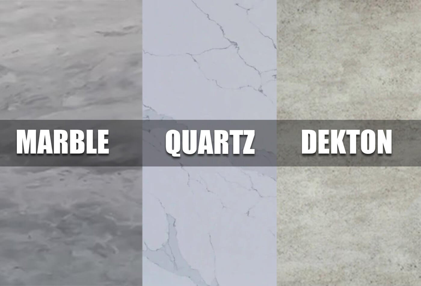 Marble Vs Quartz Vs Dekton: How To Choose The Right Worktop