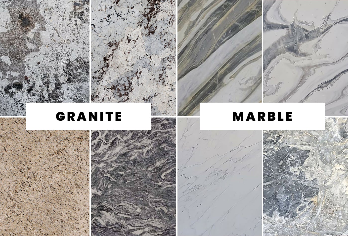 Real Difference Between Marble And Granite