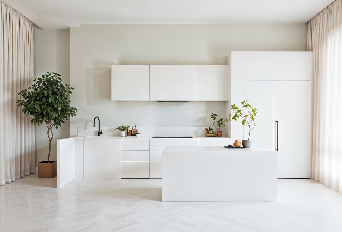 Tips to Add Warmth to a White and Grey Kitchen