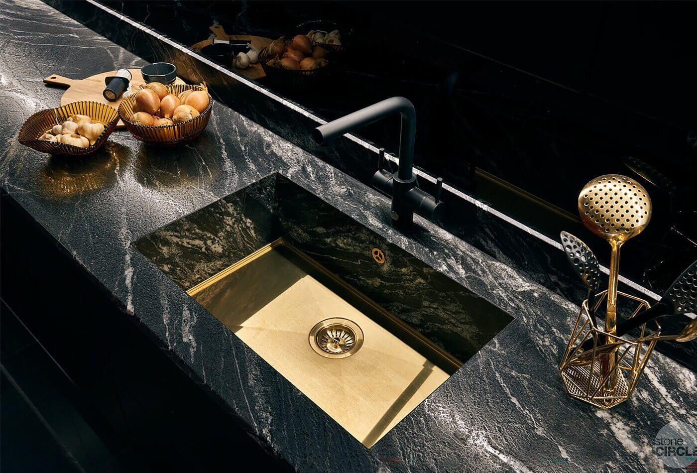 Black Countertop And Sink Black Edition | BLANCO