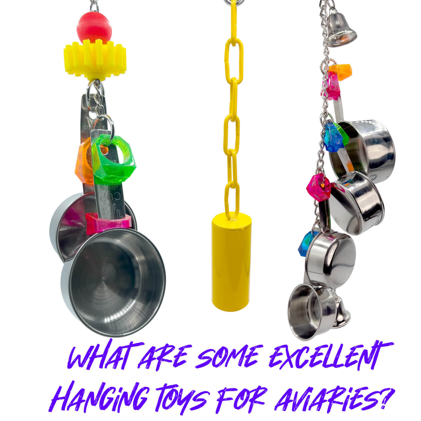 What Are Some Excellent Hanging Toys for Aviaries?