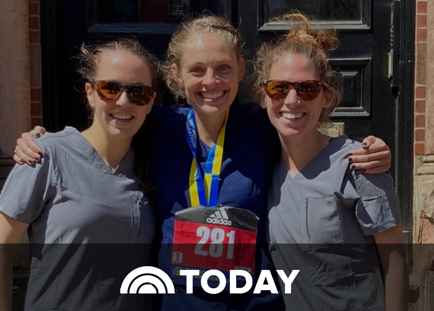 NURSE RAN THE BOSTON MARATHON IN SCRUBS