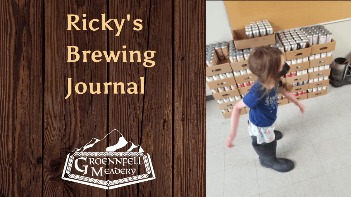 Ricky's Mead Brew Journal - Week of 7/18 - Big Shoes to Fill