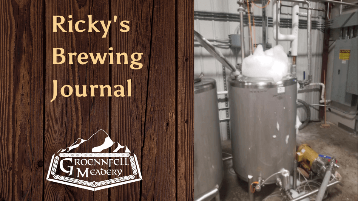 Ricky's Mead Brew Journal - Week of 7/11 - StarSan Surprise