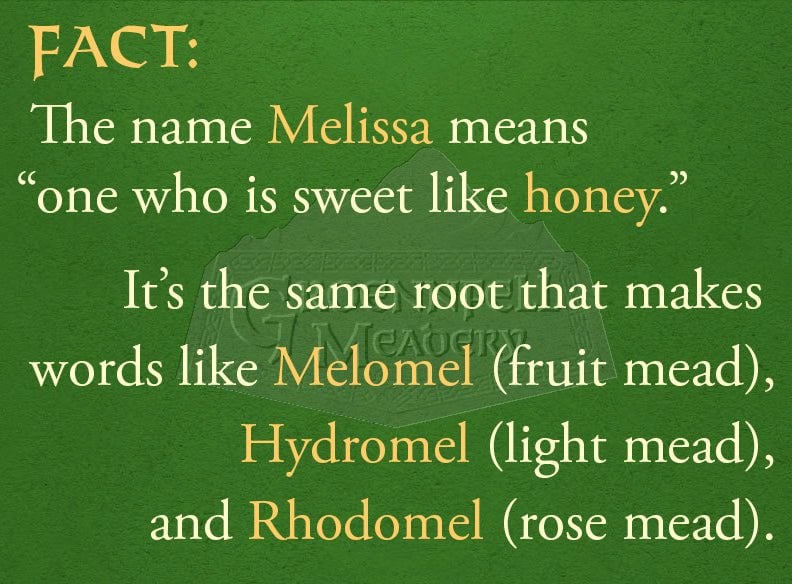 Thursday Fun Fact 5-30: Sweet Melissa