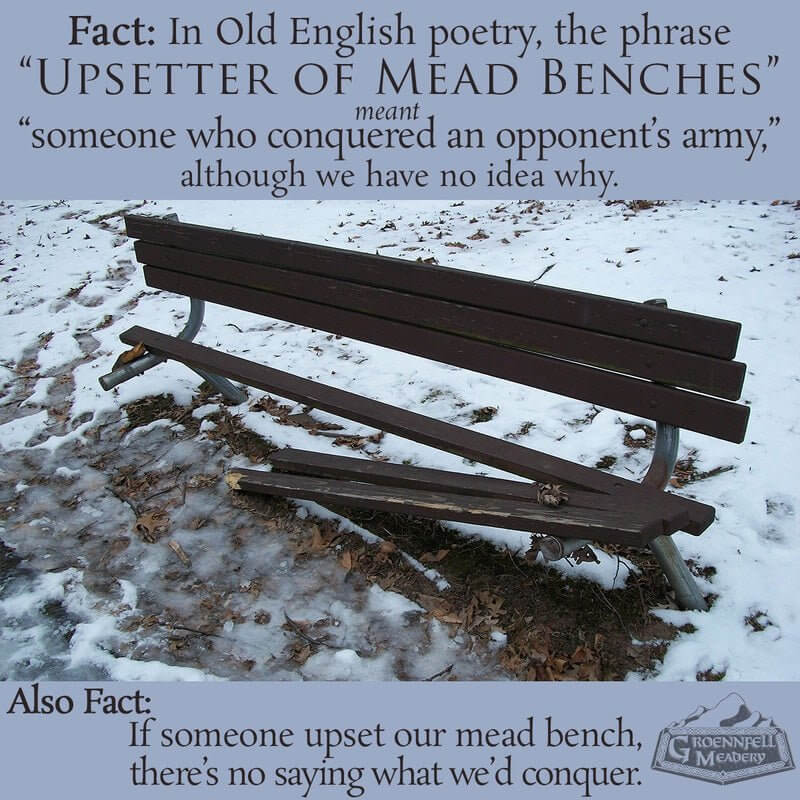 Thursday Fun Fact 1-16: Mead Benches