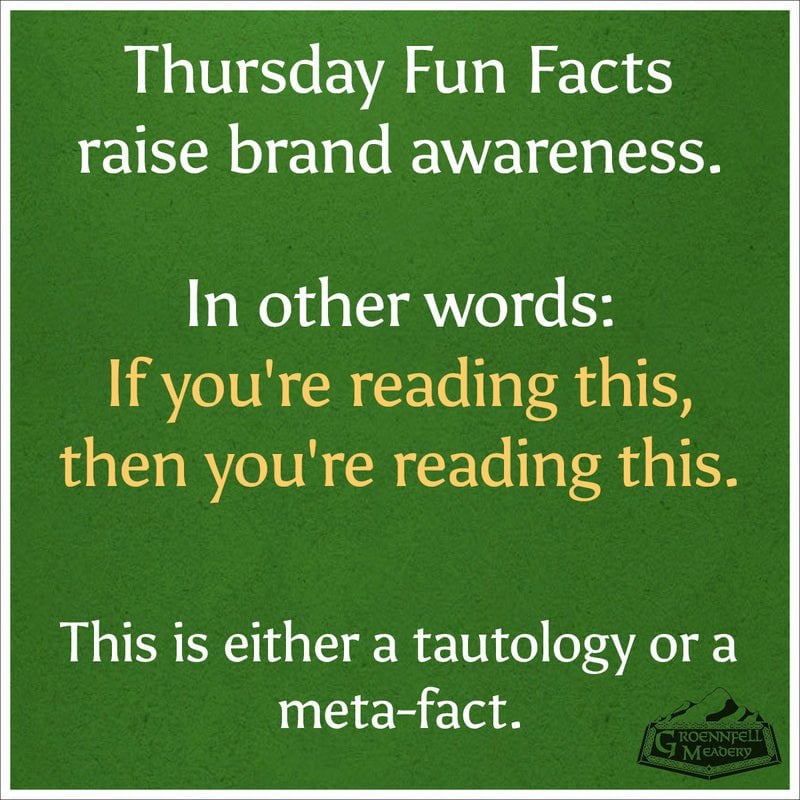 Thursday Fun Fact 11-6: Brand Awareness