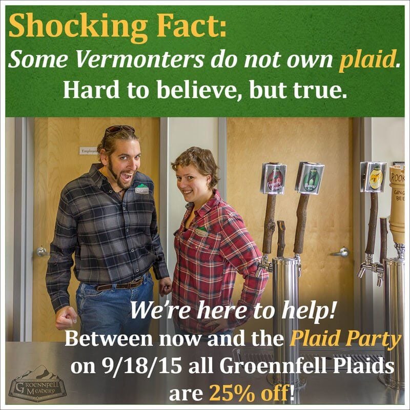 Thursday Fun Fact 8-27: Plaid impaired