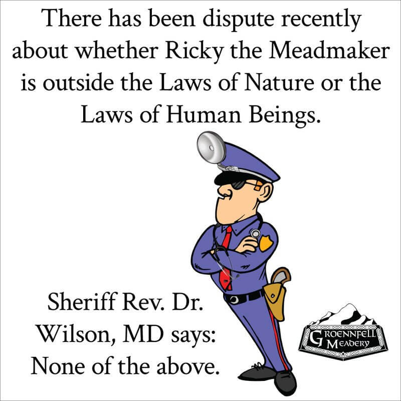 Thursday Fun Fact 11-3: Sheriff Rev. Dr.