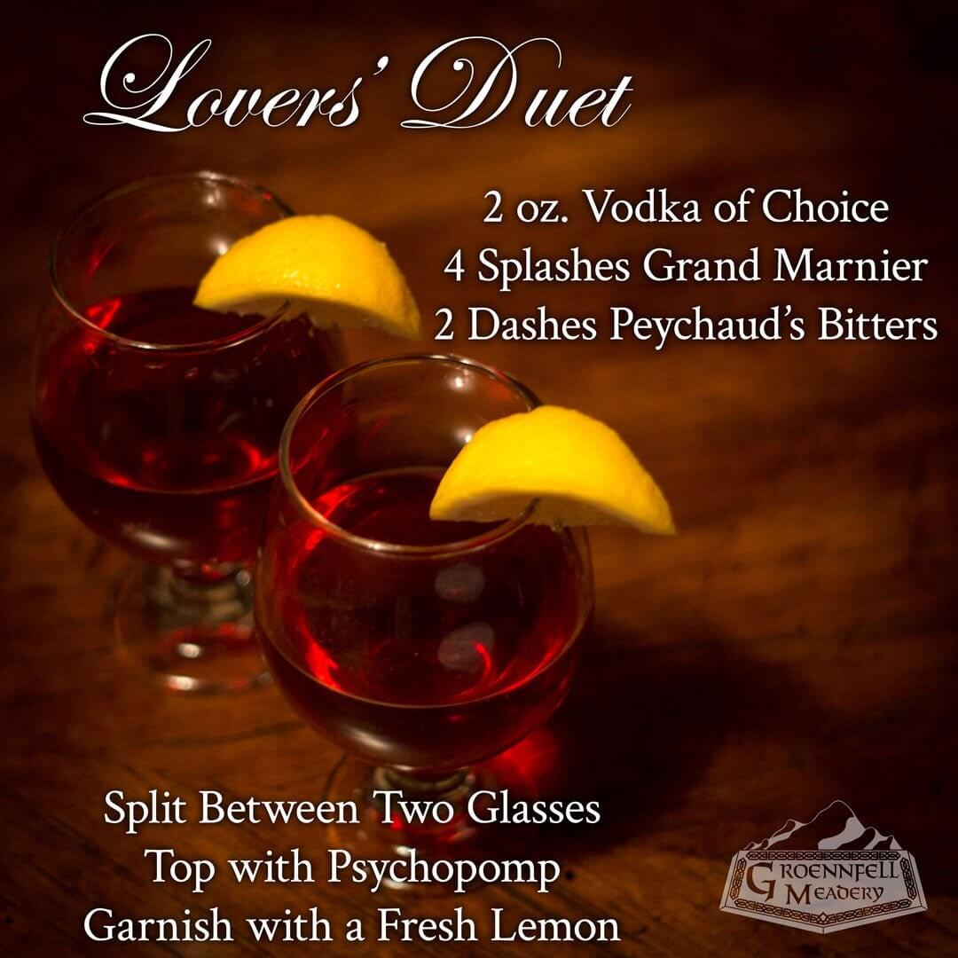 Mead Cocktail: Lovers’ Duet