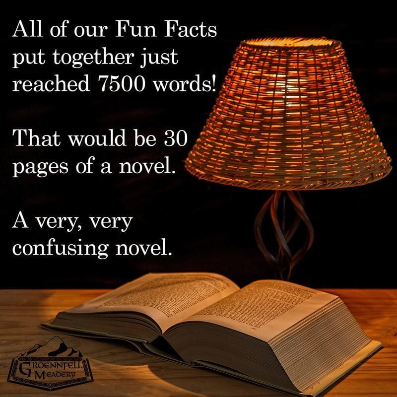 Thursday Fun Fact 8-24: A Very Confusing Novel