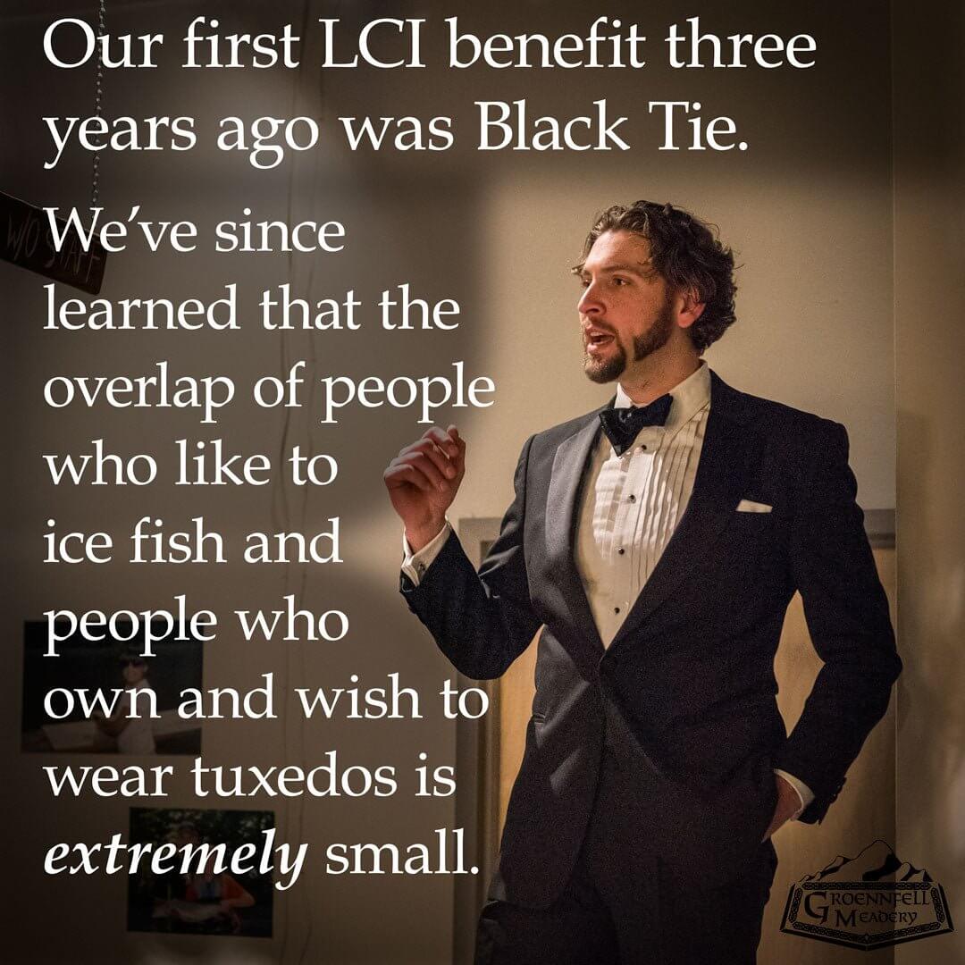 Thursday Fun Fact 2-15: Black Tie Fishing