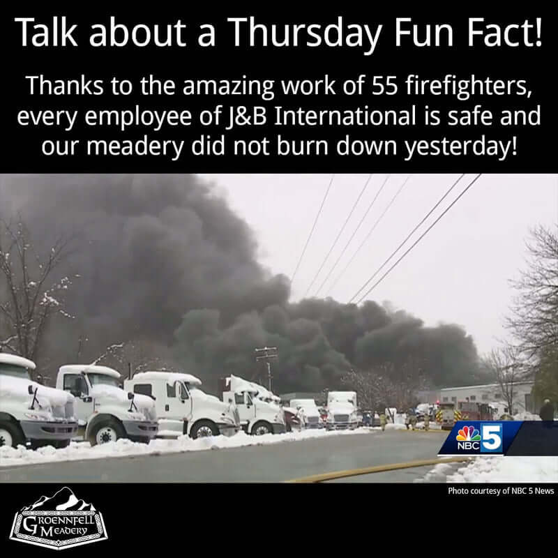 Thursday Fun Fact 11-29: Not On Fire