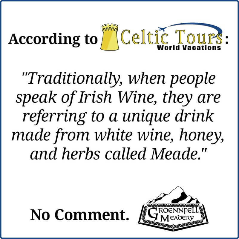 Thursday Fun Fact 7-25: Irish Wine