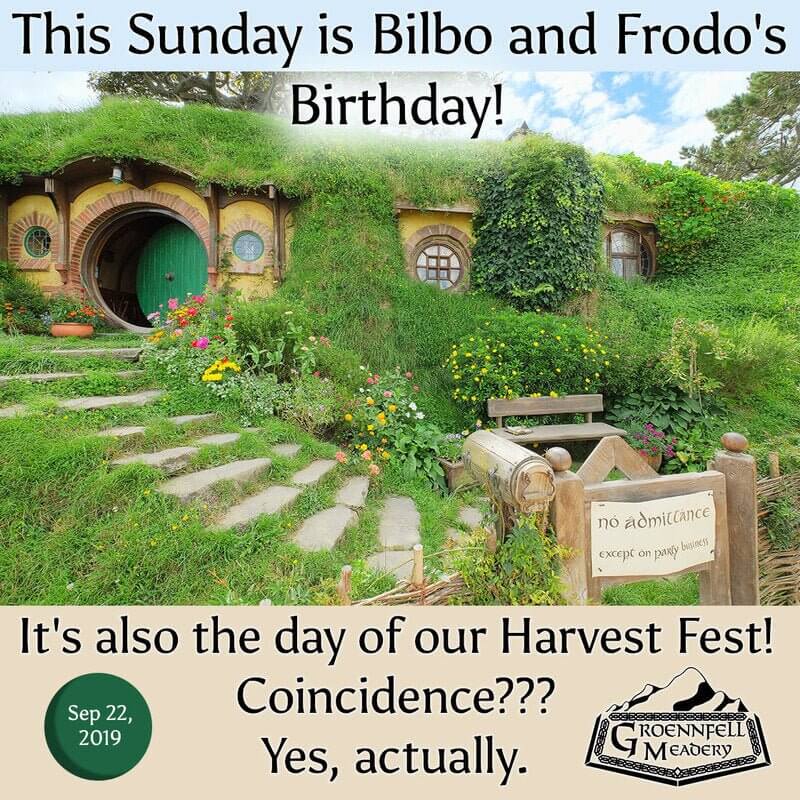 Thursday Fun Fact 9-19: Baggins Birthday