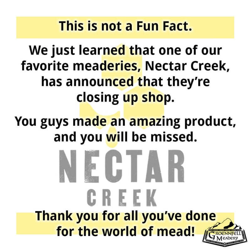 Thursday Fun Fact 10-3: Nectar Creek