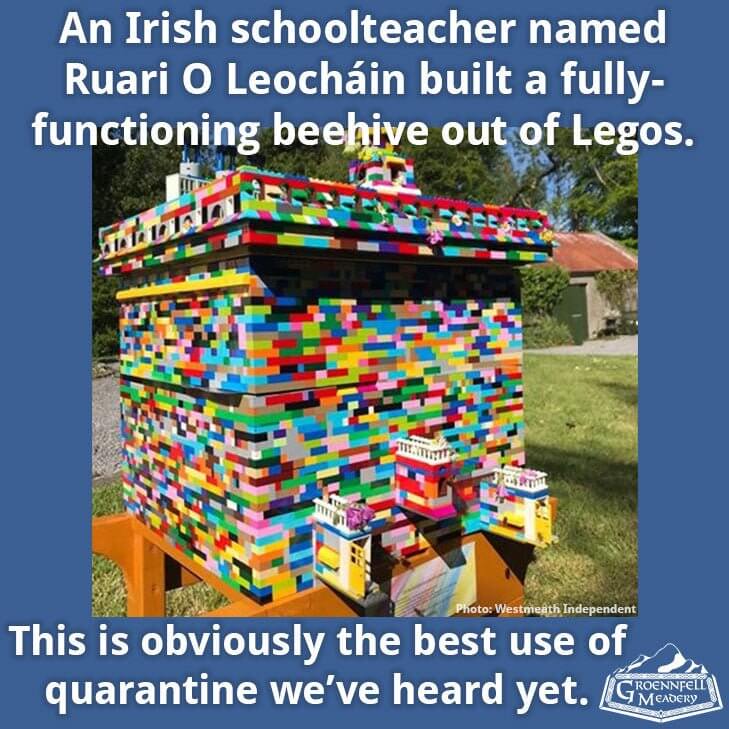 Thursday Fun Fact 5-21: Lego Beehive