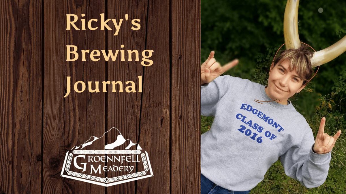 Ricky's Mead Brew Journal - Week of 10/3 - Perfect Score